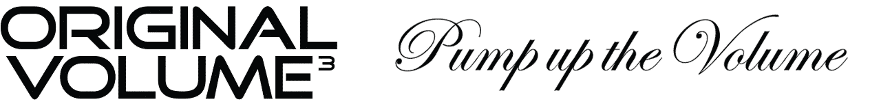 Logo Original Volume Pump Up The Volume Toulouse.