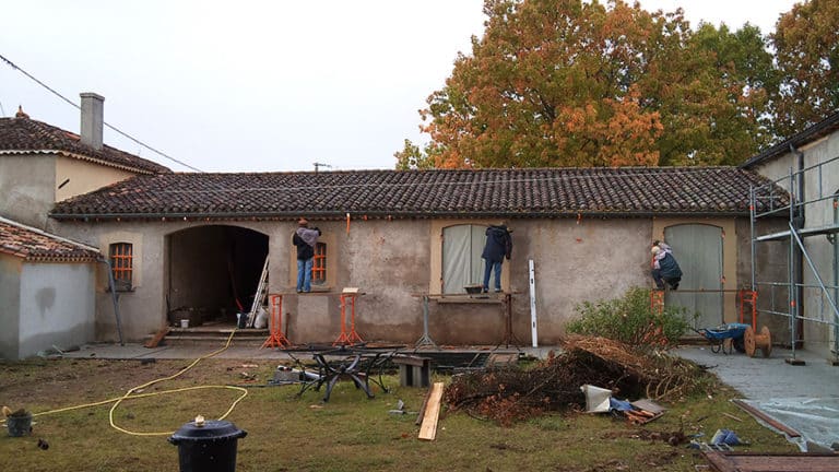 Réalisation de fausses pierres en façade de maison 0 Toulouse.